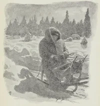 Ute i snøen