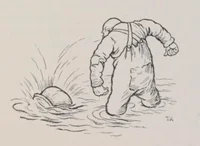 Per kaster i vannet