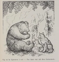 Dyrene snakker under linden